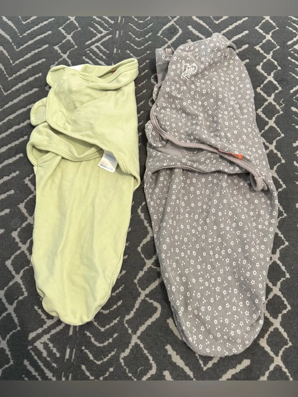Baby boy swaddle set